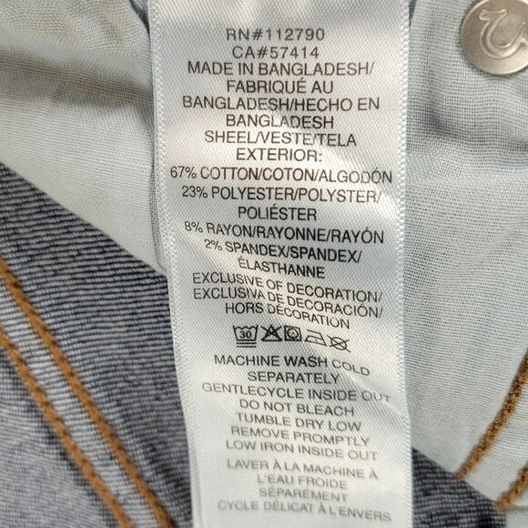 True Religion Mens Jeans Ricky 42x35  Blue Medium Wash Denim‎ Relaxed Straight - Picture 8 of 16